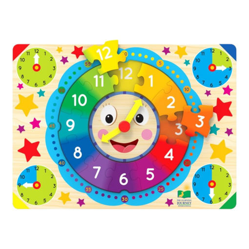 Picture of WOODEN PUZZLE - CLOCK